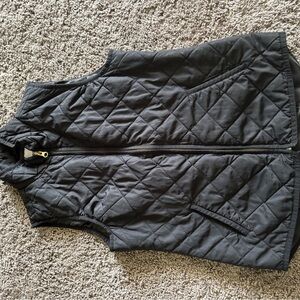 Black Quilted Vest